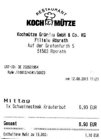 gtah Hffner Kochmtze Restaurant